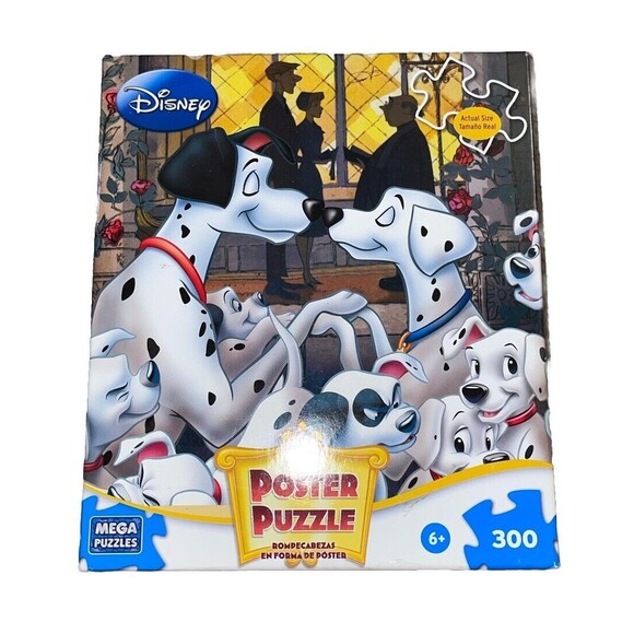 Disney Animation 101 Dalmatians Puzzle Poster 300 Piece Mega Puzzles - Picture 1 of 6
